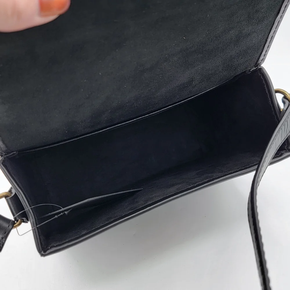 Beara Beara Bernadette Black Leather Handbag NEW #2935 - Picture 13 of 16